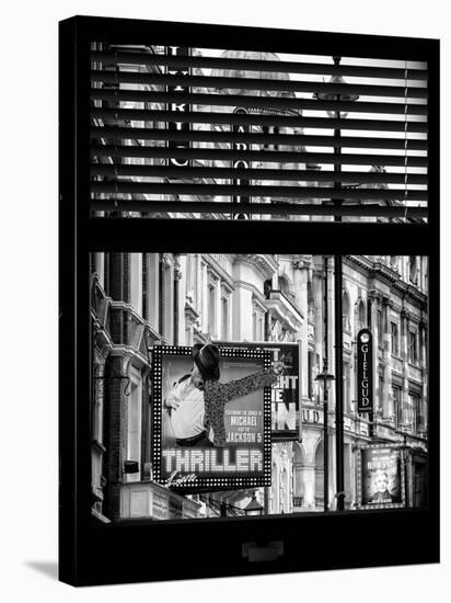 Window View of Thriller Live Lyric Theatre London - Celebration of Michael Jackson - UK - England-Philippe Hugonnard-Stretched Canvas