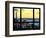 Window View, One World Trade Center (1WTC) at Sunset, Midtown Manhattan, New York-Philippe Hugonnard-Framed Photographic Print