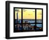 Window View, One World Trade Center (1WTC) at Sunset, Midtown Manhattan, New York-Philippe Hugonnard-Framed Photographic Print