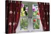 Window View onto Wild Summer Garden-MrEco99-Stretched Canvas