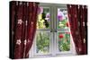 Window View onto Wild Summer Garden-MrEco99-Stretched Canvas