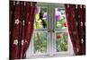 Window View onto Wild Summer Garden-MrEco99-Mounted Photographic Print