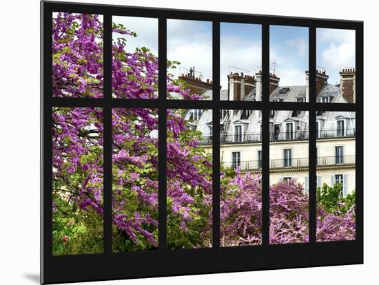 Window View - Parisian Architecture in the Spring - Paris - Ile de France - France - Europe-Philippe Hugonnard-Mounted Photographic Print