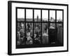 Window View - Skyline of Manhattan with the Empire State Building - Times Square - NYC-Philippe Hugonnard-Framed Photographic Print