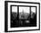 Window View, Skyscrapers and Empire State Building Views, Midtown Manhattan, Hudson River, New York-Philippe Hugonnard-Framed Photographic Print