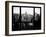 Window View, Skyscrapers and Empire State Building Views, Midtown Manhattan, Hudson River, New York-Philippe Hugonnard-Framed Premium Photographic Print