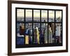 Window View - Skyscrapers of Lower Manhattan - New York City-Philippe Hugonnard-Framed Photographic Print