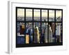 Window View - Skyscrapers of Lower Manhattan - New York City-Philippe Hugonnard-Framed Photographic Print