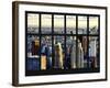 Window View - Skyscrapers of Lower Manhattan - New York City-Philippe Hugonnard-Framed Photographic Print