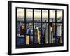 Window View - Skyscrapers of Lower Manhattan - New York City-Philippe Hugonnard-Framed Photographic Print