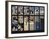 Window View - Skyscrapers of Manhattan - New York City-Philippe Hugonnard-Framed Photographic Print