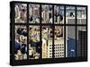 Window View - Skyscrapers of Manhattan - New York City-Philippe Hugonnard-Stretched Canvas