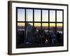 Window View - Skyscrapers of Times Square at Nightfall - Manhattan - New York City-Philippe Hugonnard-Framed Photographic Print