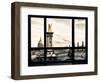 Window View, Special Series, Alexander Iii Bridge and Seine River Views at Sunset, Paris, Europe-Philippe Hugonnard-Framed Photographic Print