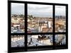 Window View, Special Series, Black and White Photography, Rooftops View, Pompidou Center, Paris-Philippe Hugonnard-Mounted Photographic Print