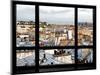 Window View, Special Series, Black and White Photography, Rooftops View, Pompidou Center, Paris-Philippe Hugonnard-Mounted Photographic Print