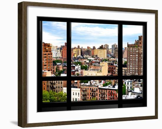 Window View, Special Series, Buildings of Chelsea, Meatpacking District, Manhattan, New York-Philippe Hugonnard-Framed Photographic Print