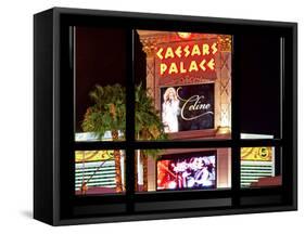 Window View, Special Series, Celine Dion, Caesars Palace, Las Vegas, Nevada, United States-Philippe Hugonnard-Framed Stretched Canvas