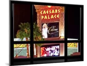 Window View, Special Series, Celine Dion, Caesars Palace, Las Vegas, Nevada, United States-Philippe Hugonnard-Mounted Premium Photographic Print