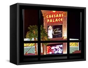 Window View, Special Series, Celine Dion, Caesars Palace, Las Vegas, Nevada, United States-Philippe Hugonnard-Framed Stretched Canvas