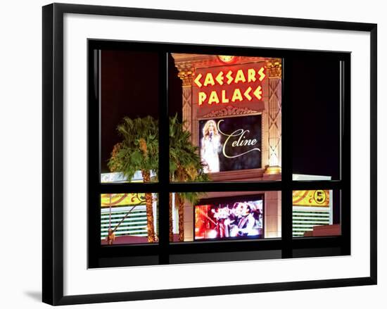 Window View, Special Series, Celine Dion, Caesars Palace, Las Vegas, Nevada, United States-Philippe Hugonnard-Framed Photographic Print