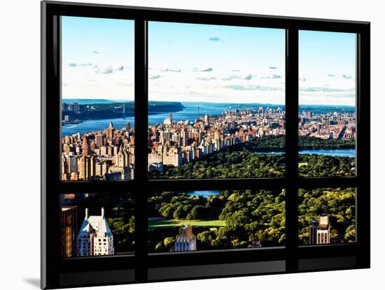 Window View, Special Series, Central Park and Upper Manhattan Views, New York-Philippe Hugonnard-Mounted Premium Photographic Print