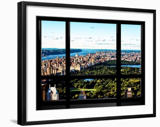 Window View, Special Series, Central Park and Upper Manhattan Views, New York-Philippe Hugonnard-Framed Photographic Print