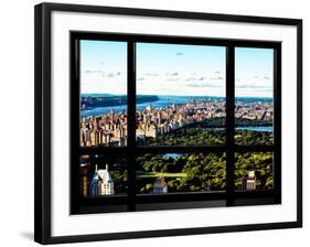 Window View, Special Series, Central Park and Upper Manhattan Views, New York-Philippe Hugonnard-Framed Photographic Print