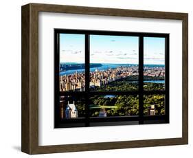 Window View, Special Series, Central Park and Upper Manhattan Views, New York-Philippe Hugonnard-Framed Photographic Print