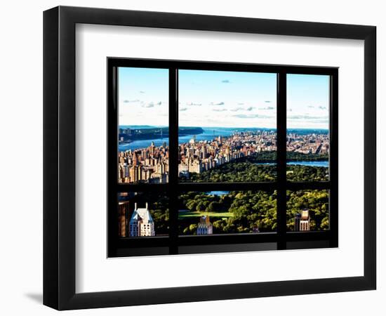 Window View, Special Series, Central Park and Upper Manhattan Views, New York-Philippe Hugonnard-Framed Photographic Print