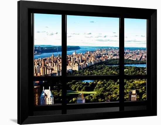 Window View, Special Series, Central Park and Upper Manhattan Views, New York-Philippe Hugonnard-Framed Photographic Print