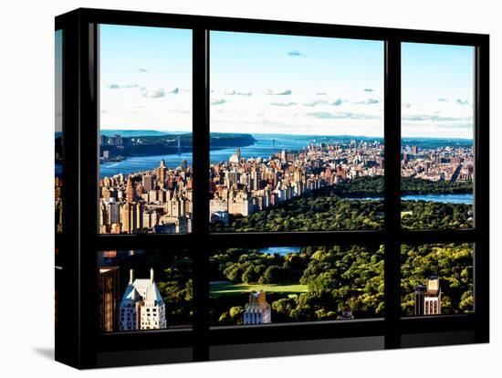 Window View, Special Series, Central Park and Upper Manhattan Views, New York-Philippe Hugonnard-Stretched Canvas