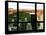 Window View, Special Series, Central Park, Sunset, Manhattan, New York City, United States-Philippe Hugonnard-Stretched Canvas