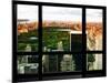 Window View, Special Series, Central Park, Sunset, Manhattan, New York City, United States-Philippe Hugonnard-Mounted Photographic Print