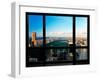 Window View, Special Series, Central Park, Sunset, Manhattan, New York, United States-Philippe Hugonnard-Framed Premium Photographic Print