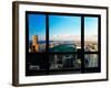 Window View, Special Series, Central Park, Sunset, Manhattan, New York, United States-Philippe Hugonnard-Framed Photographic Print