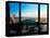 Window View, Special Series, Central Park, Sunset, Manhattan, New York, United States-Philippe Hugonnard-Stretched Canvas