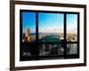 Window View, Special Series, Central Park, Sunset, Manhattan, New York, United States-Philippe Hugonnard-Framed Photographic Print