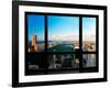 Window View, Special Series, Central Park, Sunset, Manhattan, New York, United States-Philippe Hugonnard-Framed Photographic Print