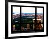 Window View, Special Series, Central Park View at Nightfall, Manhattan, New York, US, USA-Philippe Hugonnard-Framed Photographic Print