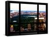 Window View, Special Series, Central Park View at Nightfall, Manhattan, New York, US, USA-Philippe Hugonnard-Framed Stretched Canvas