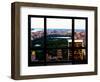 Window View, Special Series, Central Park View at Nightfall, Manhattan, New York, US, USA-Philippe Hugonnard-Framed Photographic Print