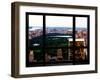 Window View, Special Series, Central Park View at Nightfall, Manhattan, New York, US, USA-Philippe Hugonnard-Framed Photographic Print