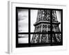 Window View, Special Series, Close View Detail of the Eiffel Tower View, Paris-Philippe Hugonnard-Framed Photographic Print