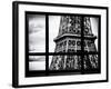 Window View, Special Series, Close View Detail of the Eiffel Tower View, Paris-Philippe Hugonnard-Framed Photographic Print