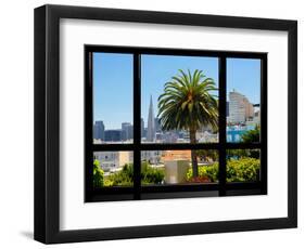 Window View, Special Series, Downtown, Transamerica Pyramid, San Francisco, California, US-Philippe Hugonnard-Framed Photographic Print