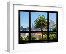 Window View, Special Series, Downtown, Transamerica Pyramid, San Francisco, California, US-Philippe Hugonnard-Framed Photographic Print