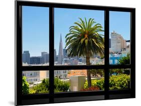 Window View, Special Series, Downtown, Transamerica Pyramid, San Francisco, California, US-Philippe Hugonnard-Mounted Premium Photographic Print