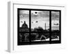 Window View, Special Series, Eiffel Tower and Seine River View at Sunset, Paris-Philippe Hugonnard-Framed Premium Photographic Print