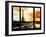 Window View, Special Series, Eiffel Tower and the Seine River at Sunset, Paris, France, Europe-Philippe Hugonnard-Framed Premium Photographic Print